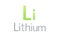 Lithium chemical symbol as in the periodic table