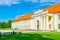 The Lithuania National Museum under the Gediminas hill in Vilnius,Lithuania...IMAGE