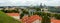 Lithuania in the summer. Vilnius panorama.