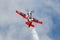 Lithuanian aerobatic pilot Jurgis Kairys flying his Juka, an aerobatics aircraft he designed and built himself