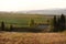 Lithuanian autumn countryside landscape