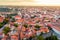 Lithuanian capital Vilnius from above