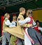 Lithuanian Folk group Poringe preparing for concert