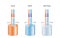 Litmus test, Acid, Base, Neutral Ph Paper test. Vector