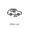 litter car icon from Transportation collection.