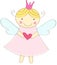 Little angel greeting card