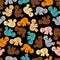 Little baby pattern seamless. little kid background. small children texture