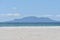 Little Barrier Island from Pakiri Beach.