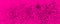 Little black blobs on pink background banner