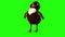 Little black chicken tweets chroma key