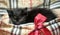 Little black kitten gift with bow