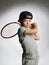 Little Boy Playing Tennis. Sport kids.Child with Tennis Racket