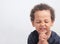 Little boy praying stock photo