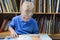 Little Boy Reading A Picture Book