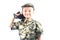 Little boy with Soldier suit