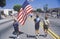 Little Boys Marching in July 4th Parade, Pacific Palisades, California