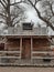 Little cabin for old time photos at Terry Bison Ranch Cheyenne Wyoming