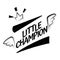 Little Champion slogan, fabric typography for kids and babies clothes. Vector