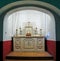 Little chapel inside Kilmainham Gaol with altar detail