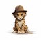 The Little Cheetah A Realistic Portrayal In Detailed Character Design