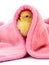 Little chicken under a blanket.