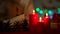 Little child napping on table, waiting for Santa, magic moments, childhood