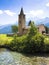 Little church around Sils lake - Upper Engadine Valley - Switzerland