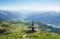 Little church on Kitzbuhel peak,Tirol,Austria