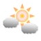 Little cloudy weather icon