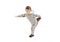 Little cool hip-hop boy in dance