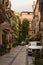 Little courtyard near the residential house in the Taormina.