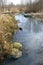 Little creek, natural restored landscape