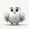 Little Cute Albatross: High-quality Fashion Feather In Unreal Engine