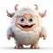 Little Cute Monster: High-quality 3d Rendered Character In Fantasy Style