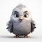 Little Cute Pigeon - High-quality Cartoon Bird Character Model