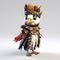 Little Cute Woodpecker: A Cartoonish Aztec Bird King In Unreal Engine Style