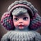 a little cute woolen doll