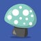 LITTLE DEER MASHROOM BLUE 17