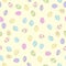 Little Easter eggs color seamless pattern