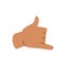 Little finger of human hand, promise gesture icon