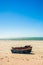 Little fishing boats on the beach in the western Cape, South Afr