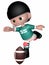 Little Football Player - Toon Figure