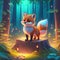 Little Fox in the Forest