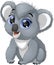 Little funny bear koala
