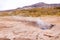 Little geysir, Haukadalur valley, southwestern Iceland