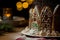 Little gingerbread houses with glaze