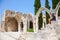 Little girl in Bellapais Abbey in North Cyprus, Kyrenia