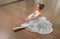 Little girl classic ballet dancer