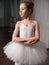 Little girl classic ballet dancer