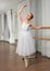 Little girl classic ballet dancer